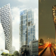 Illustration for article titled Squeezed skyscrapers base is so thin that it seems like it may fall